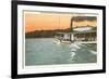 Excursion Boat, Lake Geneva, Wisconsin-null-Framed Premium Giclee Print