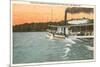 Excursion Boat, Lake Geneva, Wisconsin-null-Mounted Premium Giclee Print