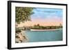 Excursion Boat, Lake Vermilion, Virginia, Minnesota-null-Framed Art Print