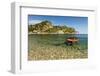 Excursion Boat Moored on Pretty Isola Bella Bay in This Popular Northeast Tourist Town-Rob Francis-Framed Photographic Print