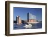 Excursion boat on Elbe River, Elbphilharmonie, HafenCity, Hamburg, Hanseatic City, Germany, Europe-Markus Lange-Framed Photographic Print