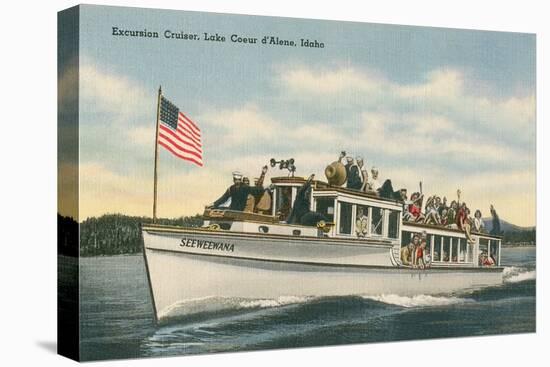 Excursion Cruiser, Lake Coeur d'Alene, Idaho-null-Stretched Canvas