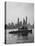 Excursion Party Tugboat with City Skyline in the Background-Lisa Larsen-Stretched Canvas