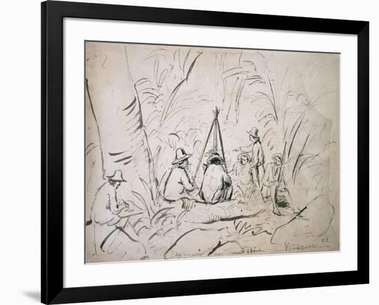 Excursion to Mont Avila, Venezuela-Camille Pissarro-Framed Giclee Print