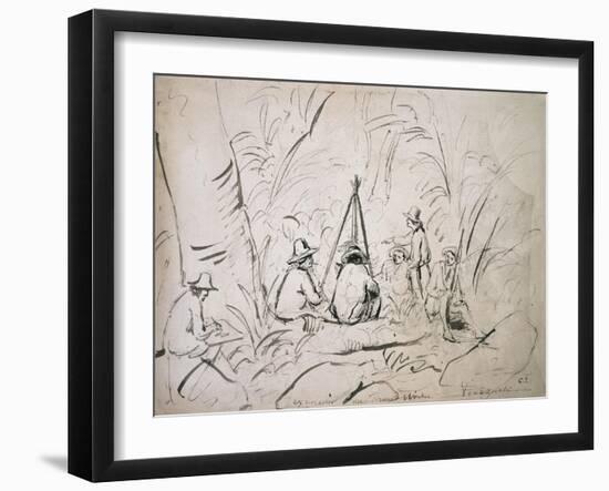 Excursion to Mont Avila, Venezuela-Camille Pissarro-Framed Giclee Print