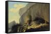 Excursion to the Cave of St. Beatus, 1776-Caspar Wolf-Framed Stretched Canvas