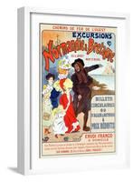 Excursions Normandie & Bretagne; Trains To The West-Antoon Kuper-Framed Art Print