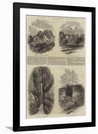 Excursions of the British Association-Edmund Morison Wimperis-Framed Giclee Print