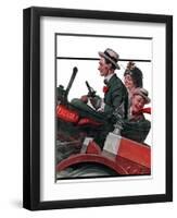 "Excuse My Dust", July 31,1920-Norman Rockwell-Framed Giclee Print