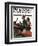 "Excuse My Dust" Saturday Evening Post Cover, July 31,1920-Norman Rockwell-Framed Giclee Print