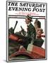 "Excuse My Dust" Saturday Evening Post Cover, July 31,1920-Norman Rockwell-Mounted Giclee Print