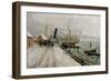 Execellence ved brygga i Fredriksvern-Carl-Edvard Diriks-Framed Giclee Print