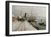 Execellence ved brygga i Fredriksvern-Carl-Edvard Diriks-Framed Giclee Print