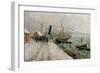 Execellence ved brygga i Fredriksvern-Carl-Edvard Diriks-Framed Giclee Print