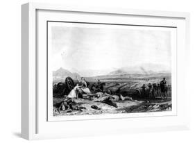 Execution by Firing Squad, Culloden Moor, Scotland, 1860-H Griffiths-Framed Giclee Print