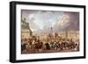 Execution by Guillotine in Paris During the French Revolution, 1790S (1793-180)-Pierre Antoine De Machy-Framed Giclee Print