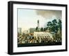 Execution by Guillotine of Louis XVI of France, Paris, 21 January 1793 (1790)-null-Framed Giclee Print