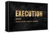 Execution in Gold-Jamie MacDowell-Framed Stretched Canvas