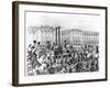 Execution in Revolution Square During the French Revolution, 18th Century-null-Framed Giclee Print