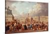 Execution in the Place de la Revolution, Paris, France-Pierre-Antoine Demachy-Stretched Canvas