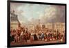 Execution in the Place de la Revolution, Paris, France-Pierre-Antoine Demachy-Framed Giclee Print