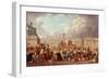 Execution in the Place de la Revolution, Paris, France-Pierre-Antoine Demachy-Framed Giclee Print