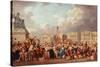 Execution in the Place de la Revolution, Paris, France-Pierre-Antoine Demachy-Stretched Canvas