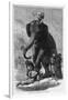 Execution of a Criminal by an Elephant.-null-Framed Giclee Print