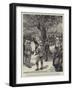 Execution of a Soudanese Mutineer at Mazamboni's, Albert Nyanza-Charles Joseph Staniland-Framed Giclee Print