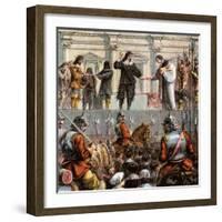 Execution of Charles I, 1649-null-Framed Giclee Print