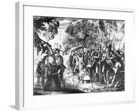 Execution of Franciscan Friars, 1646-null-Framed Giclee Print