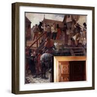 Execution of Jean Desmartes, 1383-Jean-Paul Laurens-Framed Photographic Print