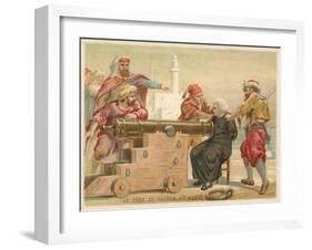 Execution of Jean Le Vacher, French Consul in Algiers, 1683-null-Framed Giclee Print