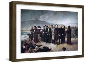 Execution of Jose Maria De Torrijos Y Uriarte, 1931-Antonio Gisbert-Framed Art Print