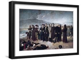 Execution of Jose Maria De Torrijos Y Uriarte, 1931-Antonio Gisbert-Framed Art Print