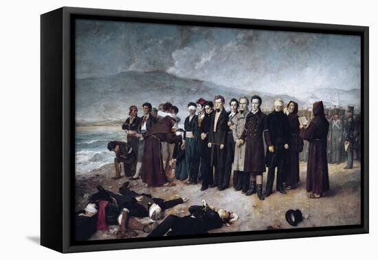 Execution of Jose Maria De Torrijos Y Uriarte, 1931-Antonio Gisbert-Framed Stretched Canvas