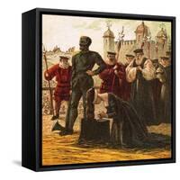 Execution of Lady Jane Grey-English-Framed Stretched Canvas