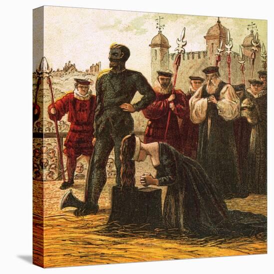 Execution of Lady Jane Grey-English-Stretched Canvas