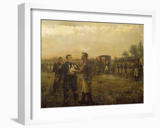 Execution of Manuel Dorrego-null-Framed Giclee Print