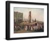 Execution of Marie Antoinette-null-Framed Art Print