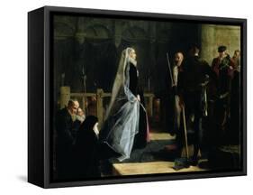 Execution of Mary (1542-87) Queen of Scots, 1867-Robert Herdman-Framed Stretched Canvas