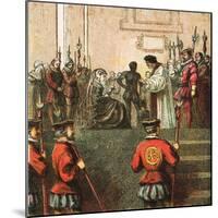 Execution of Mary, Queen of Scots-English-Mounted Giclee Print