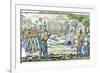 Execution of Maximilian, Emperor of Mexico, 19 June 1867-null-Framed Giclee Print
