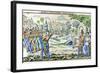 Execution of Maximilian, Emperor of Mexico, 19 June 1867-null-Framed Giclee Print