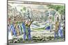 Execution of Maximilian, Emperor of Mexico, 19 June 1867-null-Mounted Giclee Print