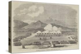 Execution of Mutineers at Peshawur, Blowing from the Guns Etc-null-Stretched Canvas