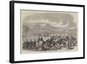 Execution of Mutinous Sepoys on the Parade, Peshawur-null-Framed Giclee Print