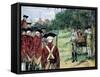 Execution of Nathan Hale by the British in New York on September 22, 1776-Howard Pyle-Framed Stretched Canvas