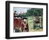 Execution of Nathan Hale by the British in New York on September 22, 1776-Howard Pyle-Framed Giclee Print