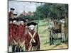 Execution of Nathan Hale by the British in New York on September 22, 1776-Howard Pyle-Mounted Giclee Print